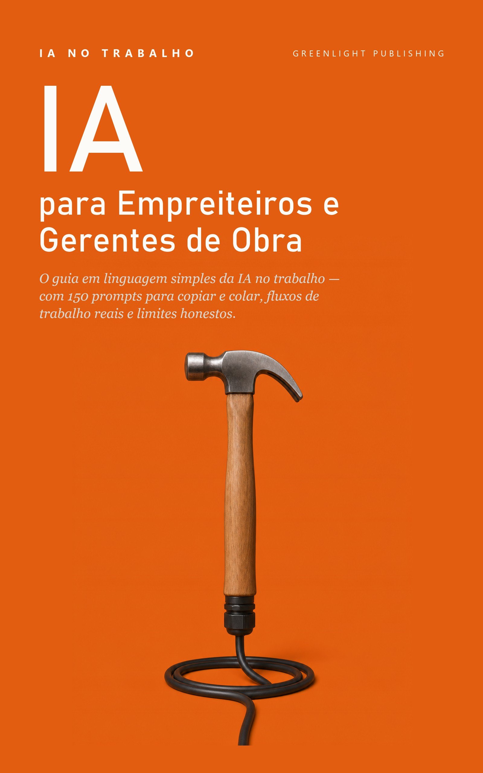 Capa de IA no Trabalho: Edição Empreiteiros e Gerentes de Obra