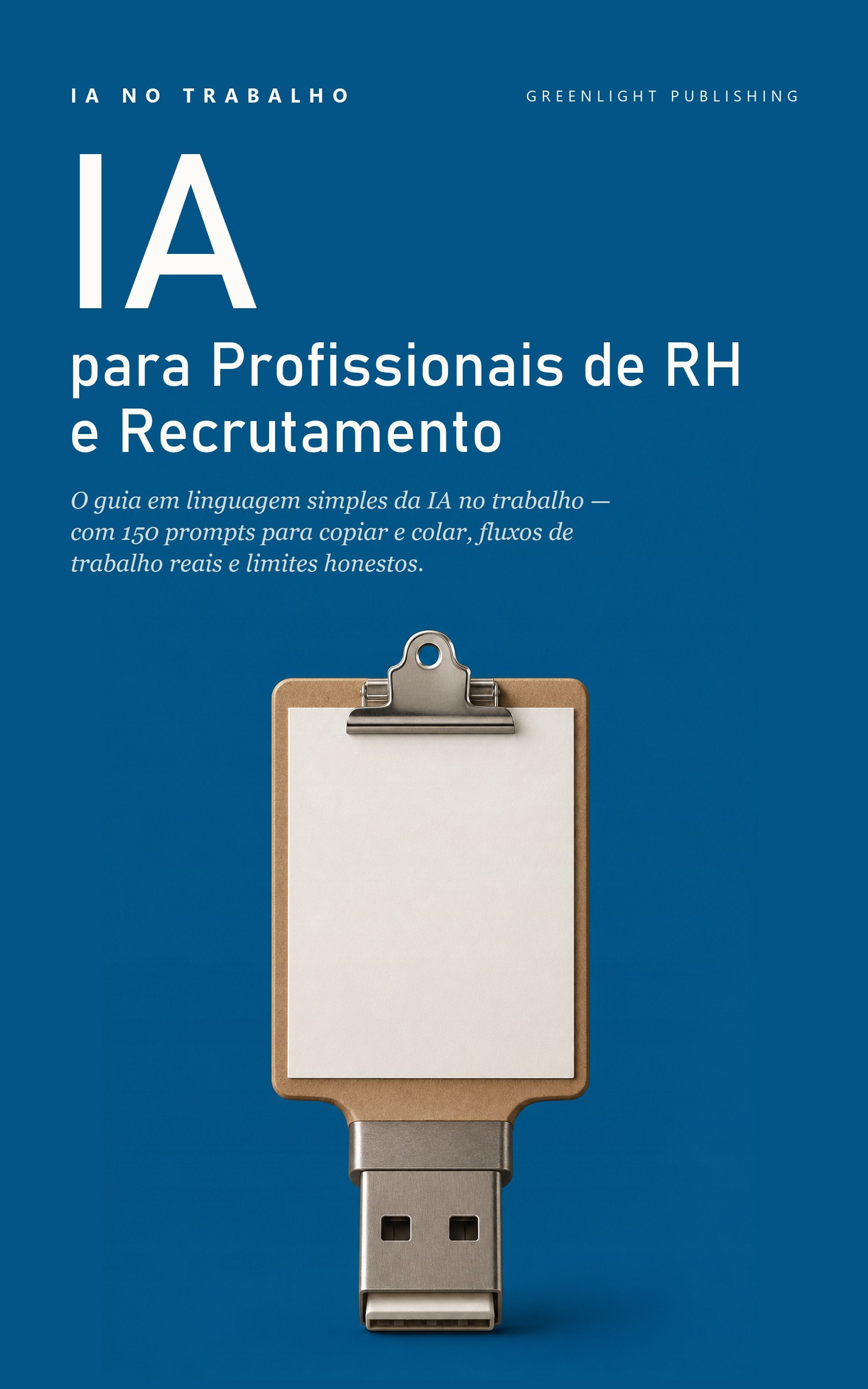 Capa de IA no Trabalho: Edição Profissionais de RH e Recrutamento