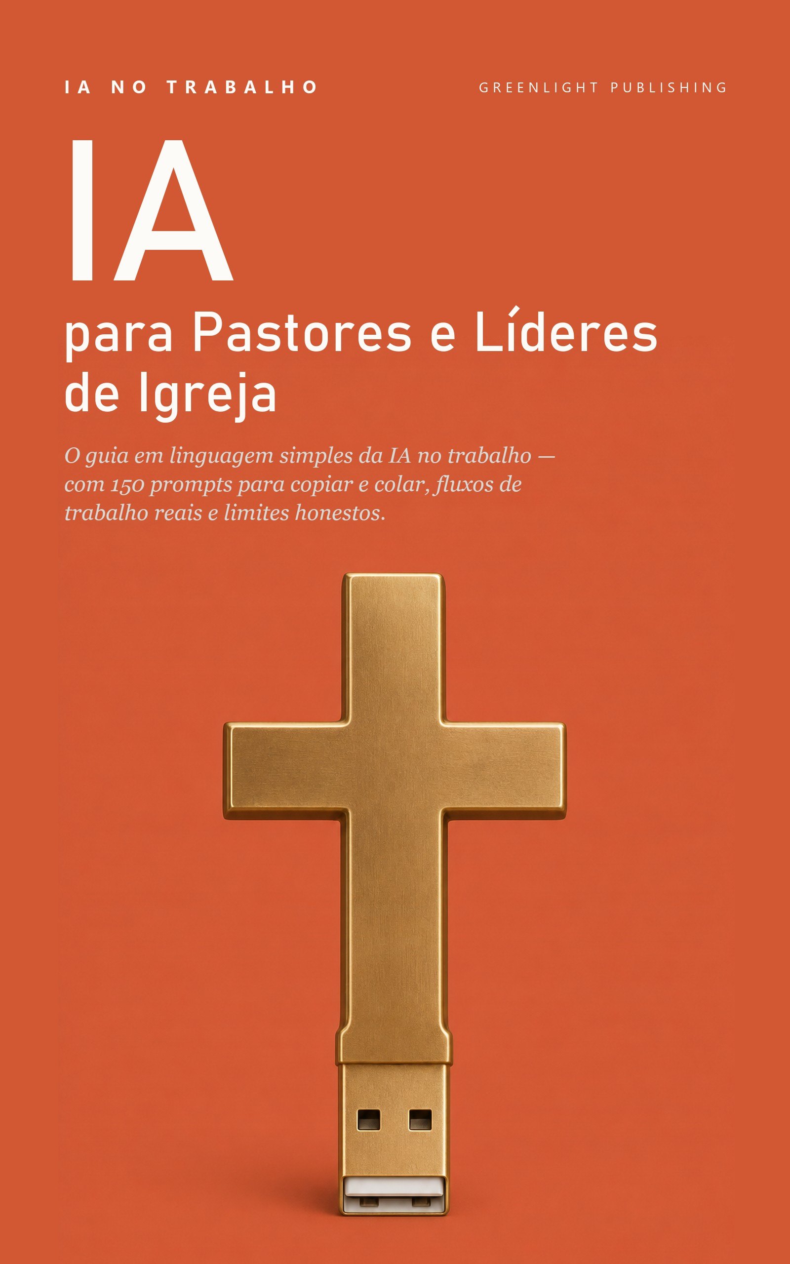 Capa de IA no Trabalho: Edição Pastores e Líderes de Igreja