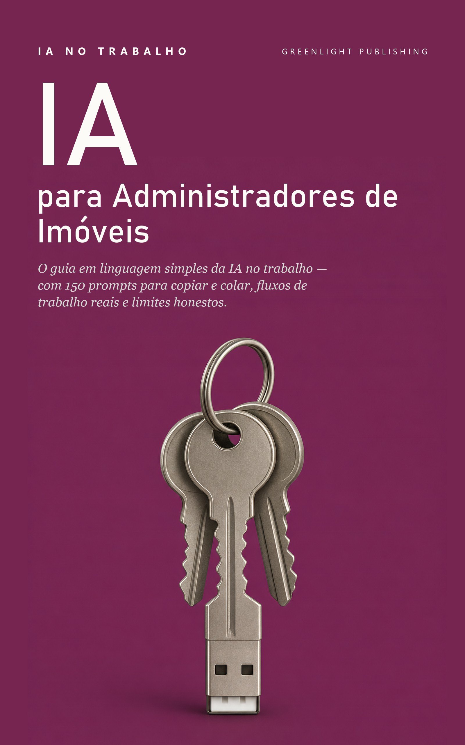 Capa de IA no Trabalho: Edição Administradores de Imóveis